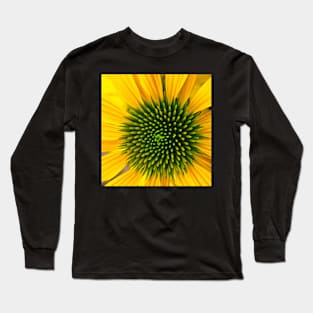 Yellow Cone Flower Long Sleeve T-Shirt